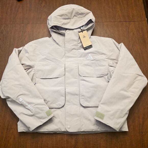 Nike ACG Skull Peak Storm-Fit Jacket Grey FV7327-009 Women's Size S - Picture 1 of 6